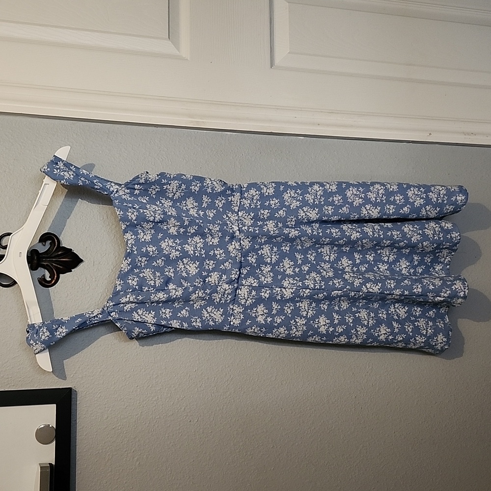 Blue and white Sundress for women